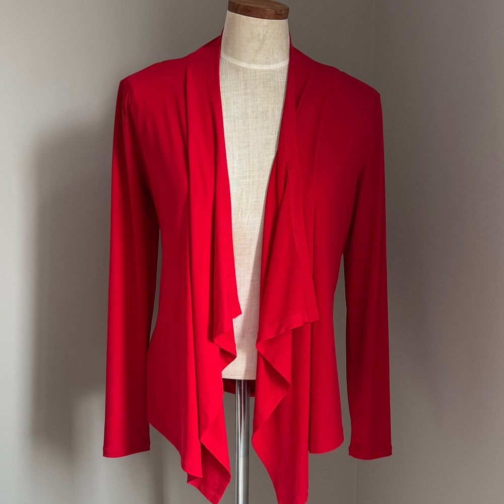 Carmen Marc Valvo open cardigan